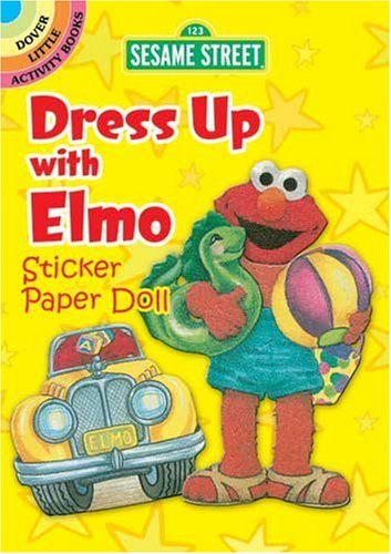 Sesame Street Dress Up with Elmo Sticker Paper Doll