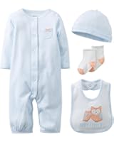 Carter's Baby Girls' 4-piece Take Me Home Layette Set