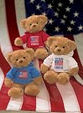 Gund Stars and Stripes Forever Bear Hugs Plush Patriotic Bear