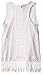 My Michelle Girls' Big Short Sleeve Peasant Dress with Crochet Vest with Fringe