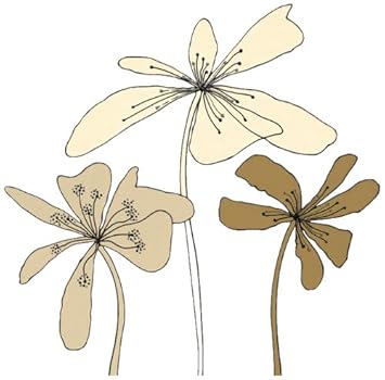 Platin Art Wall Decal Deco Sticker Oxygen Flowers