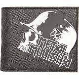 Metal Mulisha Clad Men's Sportswear Wallet w/ Free B&F Heart Sticker Bundle - Black / One Size