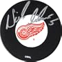 Nicklas Lidstrom Detroit Red Wings Autographed Hockey Puck