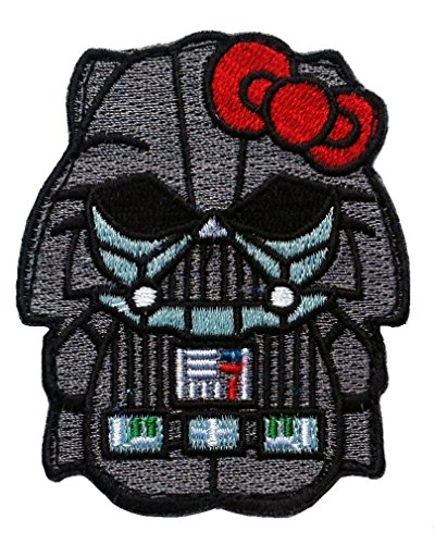 Hello Darth Vader Kitty Star Wars Empire Dark Side Morale Patch by Patch World