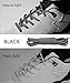 Aupek Reflective Round Short Shoelaces Black 45 inch for adults men