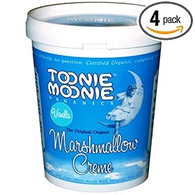 Toonie Moonie Organics Vanilla Marshmallow Creme, 13.25 Ounce Container (Pack of 4)