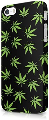 Weed Marijuana Leaf Pattern Hard Plastic iPhone 5 / iPhone 5S Phone Case Cover