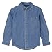 Boys' Cherokee® Long-Sleeve Denim Button Up Shirt - Blue