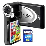 SVP HDDV-2300-Black 11MP Max 2.4-inch LCD Digital Video Camcorder with Speaker + FREE SVP 1GB High Speed SD Memory Card