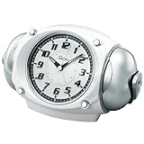 SEIKO CLOCK(セイコークロック) RAIDEN(ライデン)大音量目覚まし時計 クオーツ 白パール塗装 NR438W