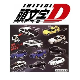 Initial D 1:72 Scale 10th SR Super Real Figure Series Mystery Car (One Random Car) by Initial D