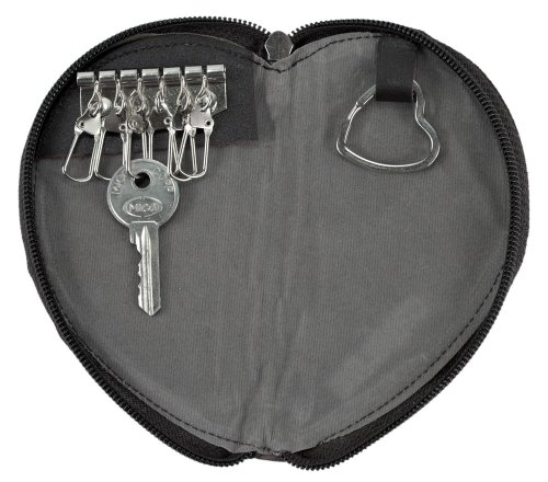 Starlite~Brown Keychain Wallet Purse 6 Small Keyhooks & 1 Large Key Ring