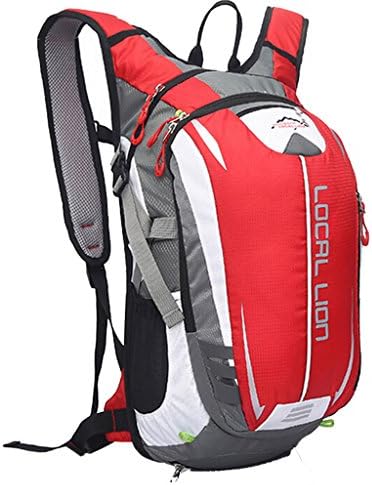 Donayn Nylon Waterproof Mountain Commuting Biking Cycling Backpacks Medium 9.4*17.7*5.9 Red