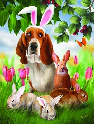 Bunnie Wannabe 500pc Jigsaw Puzzle by Thomas Wood