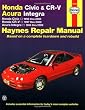 Honda Civic 1996-2000, Honda CR-V 1997-2000 & Acura Integra 1994-2000 (Haynes Automotive Repair Manual)