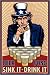 Beer Pong - Uncle Sam by Unknown. CANVAS ROLLED. 21.34 inches width by 33.77 inches height. Highest Quality Art Poster Print