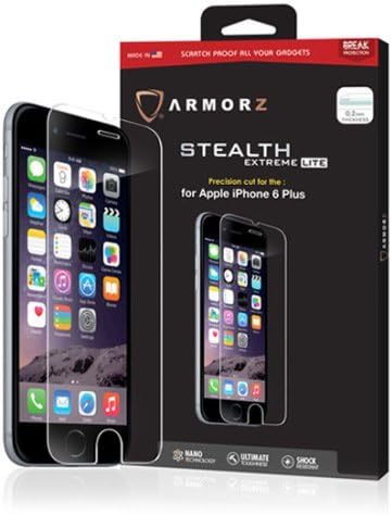Armorz Stealth Extreme Lite Tempered Glass Screen Protector for Apple iPhone 6 Plus
