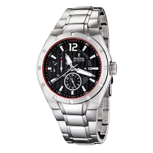 Festina Herren-Armbanduhr XL Sport Multifunktion Chronograph Edelstahl F16483/6 Preisvergleich