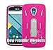 BLU Studio X (D750u) 5.0 inches Heavy Duty Kickstand Case, Many Colors Available (X HVD HPK)