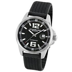 Stuhrling Original Men's 175M.331627 Sportsman's 'Aqua Concorso' Automatic Rubber Racing Watch