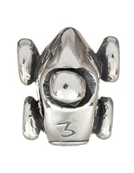 925 Sterling Silver Racecar Bead, For Chamilia, Pandora, Biagi, Personality, Reflections And More Charm Bracelets
