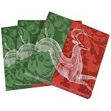 Luncheon Three Pack Holiday Disposable Napkins