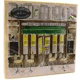 2 Packs of French Bistro Chez Pastis French Design Cocktail Napkins, 20 each