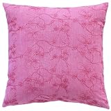 April Cornell Verse Cushion 16x16 - Old Rose