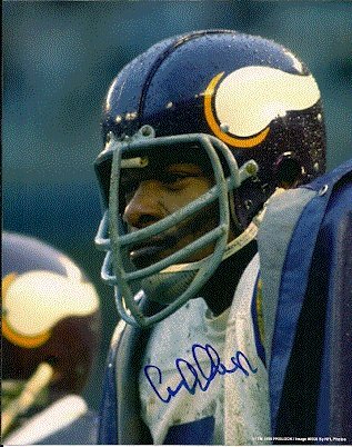 Autographed/Hand Signed Carl Eller 8x10 Photo - Minnesota Vikings