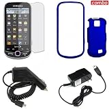 Samsung Intercept Moment 2 M910 Combo Rubber Feel Dark Blue Protective Case Faceplate Cover + LCD Screen Protector + Rapid Car Charger + Home Wall Charger for Samsung Intercept Moment 2 M910 51O Q9GpkXL. SL160 Samsung Intercept Moment 2 M910 Combo Rubber Feel Dark Blue Protective Case Faceplate Cover + LCD Screen Protector + Rapid Car Charger + Home Wall Charger for Samsung Intercept Moment 2 M910