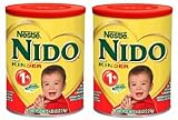 Nestle Nido 1+ Kinder Formula for Toddlers 1 Year and Older - 4.85lbs - Pack of 2