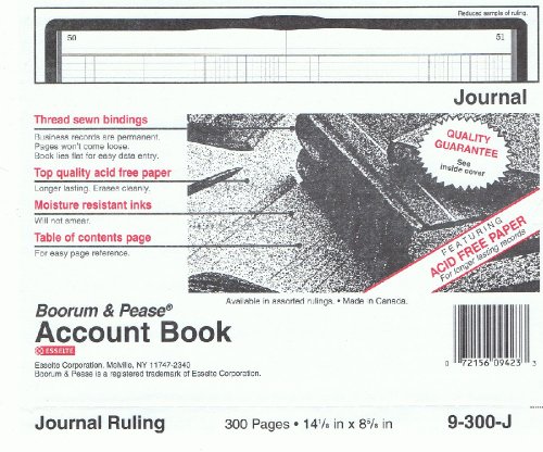 Boorum & Pease (R) Account Book