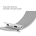 LSoug Apple Watch Band - Magnet Closure, 38mm Milanese Loop Stainless Steel Bracelet Strap, Replacement Wrist Band for iWatch - Silver