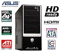 MIFcom Allround Desktop A4400 HDMI (AMD Athlon 64 X2 4400+, 2GB DDR2-800 RAM, ATI Xpress 1250 HDMI Grafik, 250GB SATA2 16MB Cache, 20x DVD+-RW Lightscribe, GLAN, Multiformat Kartenleser, Midi-Tower Gehäuse)