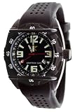 Rogue Warrior Red Cell Black Silocone Rubber Band 200M GMT Watch