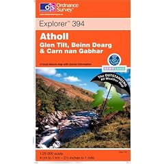 Atholl ~ Explorer 394 (The Outstanding All Weather Map)