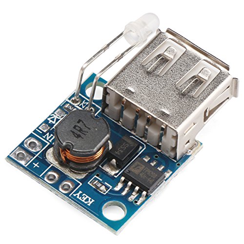 DROKÂ® Mini USB DC-DC Step Up Converter 3V to 5V 2A Mobile Power Supply Charger Board with Battery Indicator for Tablet PC iPad iPhone Charging DIY