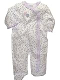Little Me Baby Girl Floral Footie