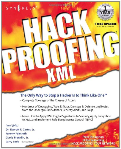 Hack Proofing XML with CDROM