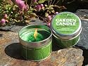 Amazon Lights New All-Natural Insect Repellent Outdoor Garden Candle - Made From 100% Palm Wax, Community Trade Product