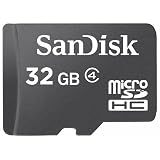 サンディスク SanDisk microSDHC 32GB（microSD 32GB） 超高速クラス4  変換アダプター付 並行輸入 バルク品