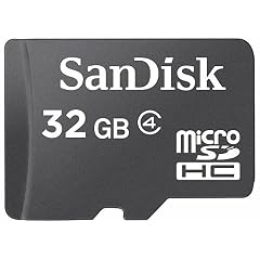 サンディスク SanDisk microSDHC 32GB（microSD 32GB） 超高速クラス4  変換アダプター付 並行輸入 バルク品