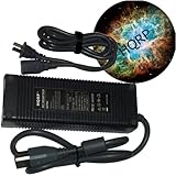 HQRP Replacement for xBox 360 AC Power Supply Adapter Brick + Power Cord plus Coaster