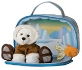 Aurora Plush Polar Bear Zoo Playset