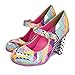 Hot Chocolate Design Chocolaticas High Heels Geometric Women's Mary Jane Pump Multicoloured HCD 34