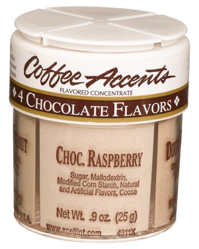 Dean Jacobs 4 Chocolate Accents, Regular, 3.5-Ounce Jars (Pack of 6) by Dean Jacobs