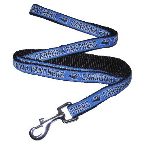 Carolina Panthers Panther Blue Woven Team Pet Leash (Small)
