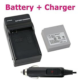 eForCity Compatible Li-Ion Battery + Compact Battery Charger Set for Samsung© IA-BP85ST