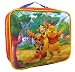 Disney Winnie the Pooh Tigger Piglet Eeyore Rectangle Insulated Lunch Bag Red