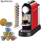 Nespresso C110 Citiz Fire Engine Red Espresso Machine Outfit With Capstore